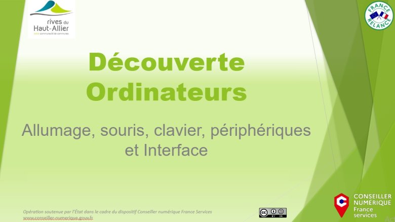 Page decouverte de l'ordinateur