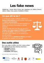 Affiche Fake News Loi 