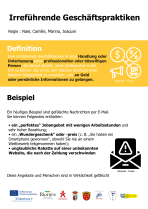 Irref&uuml;hrende Gesch&auml;ftspraktiken poster 1