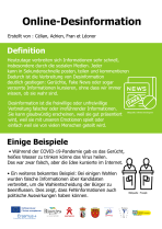 Online-Desinformation poster 1