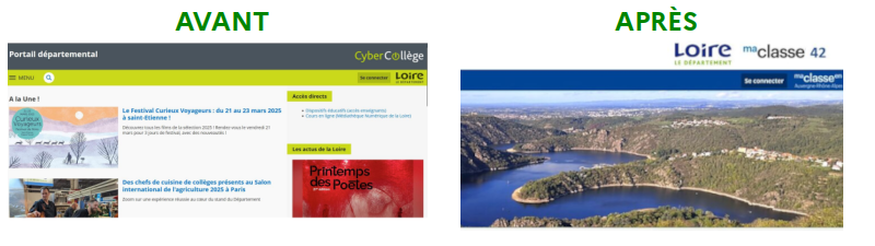 Cybercolleges Vs ma classe 42, avant/apr&egrave;s