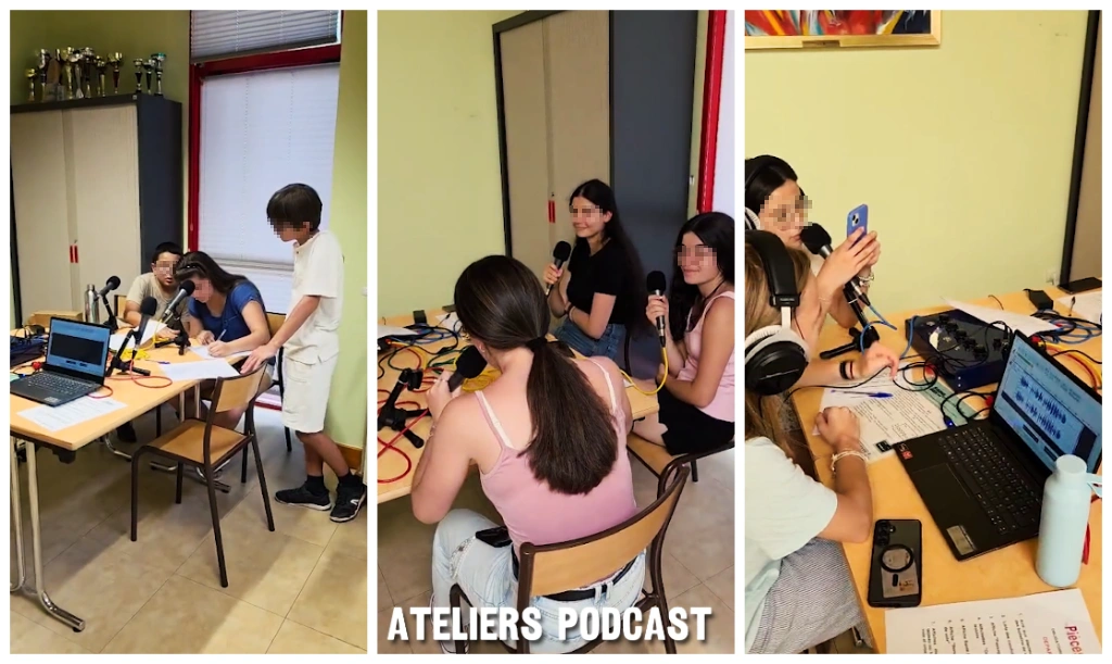 montage photos atelier podcast